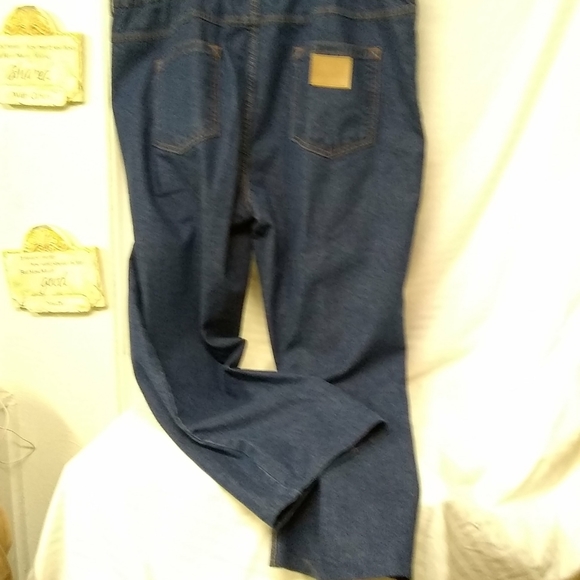 DUKE Haband Classic Men's Pants Blue Denim Relax Fit  44/M inseam 27" - Picture 2 of 8